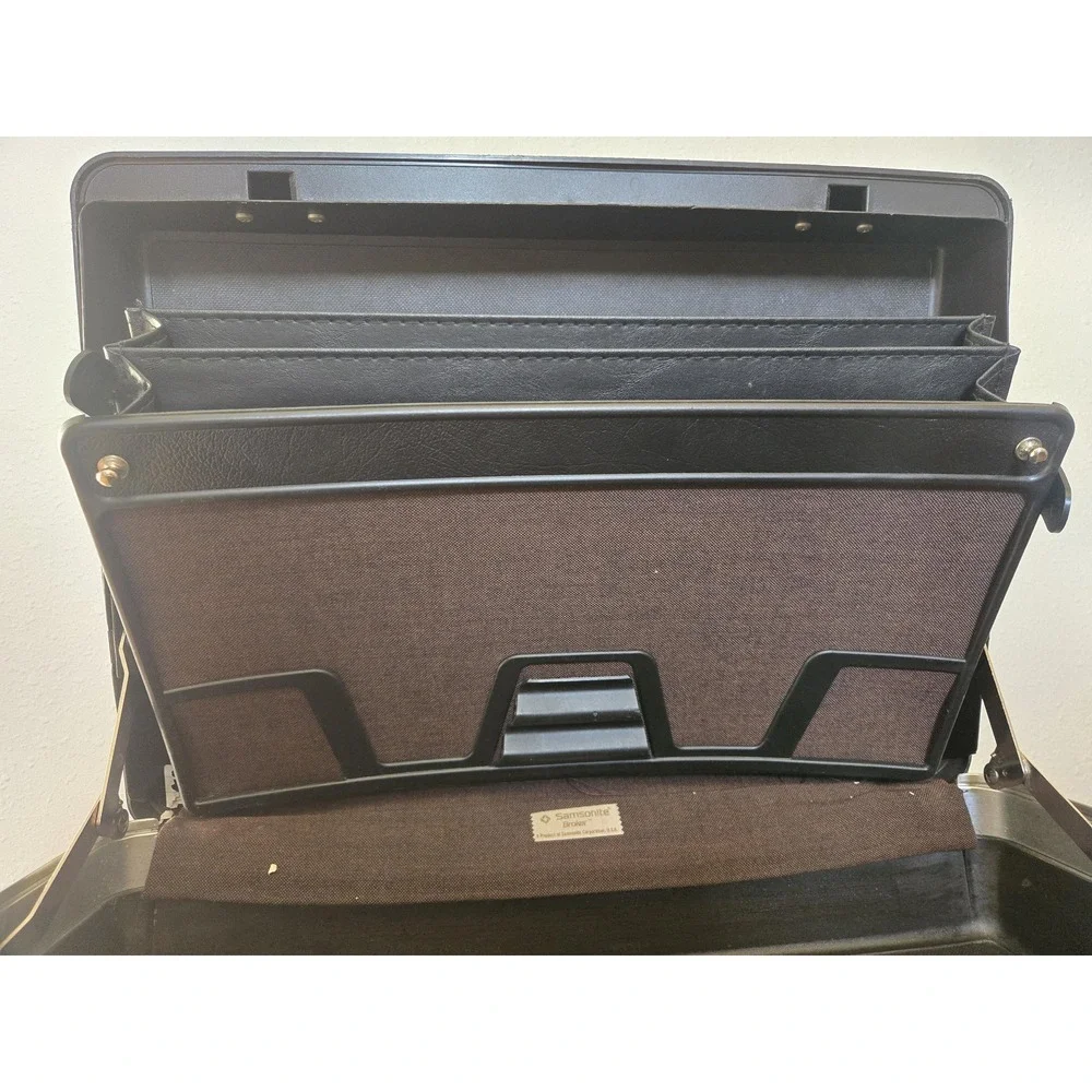 Vintage Samsonite Broker Brown Attache Briefcase 17